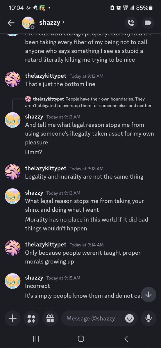 Artists out there beware of this person, if they come to you for a commission they could be using a stolen character