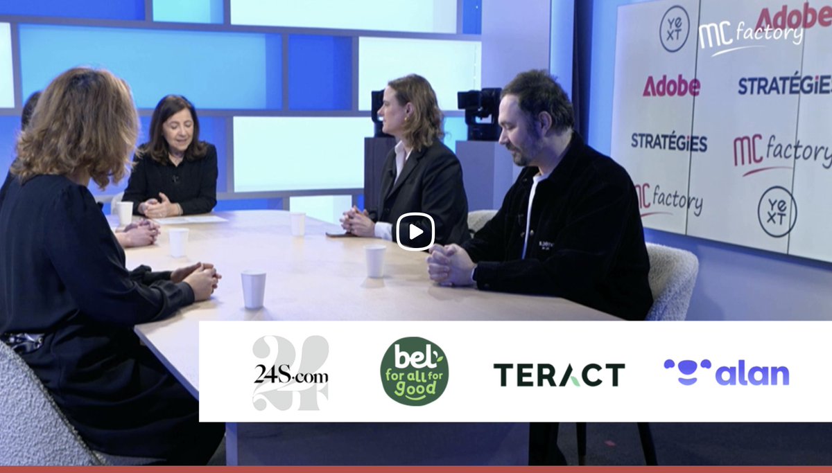 camillejourdain's tweet photo. Le hashtag à suivre aujourd'hui : #MCFactory_TV, celui de l'émission de @MC_Factory sur les stratégies d'acquisition avec 4 belles marques :
- @belcorporate
- @24S_official
- @avec_alan
- #Teract
Un débat accessible ici ⤵️ https://t.co/gn57MpfcQc
#CollaborationCommerciale https://t.co/TWc32KhATr