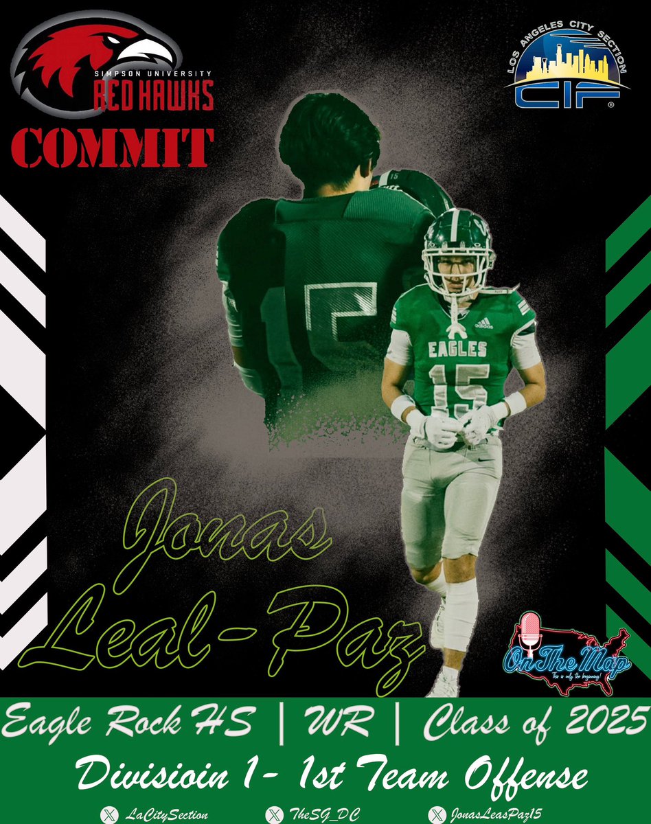 Our Episode with Jonas Leal Paz of Eagle Rock High is now live! Jonas was one of the top receivers In California last year. NOTE* Jonas is no longer a Simpson University Commit! ⬇️ on.soundcloud.com/PG2qMHvqwv5KzV…