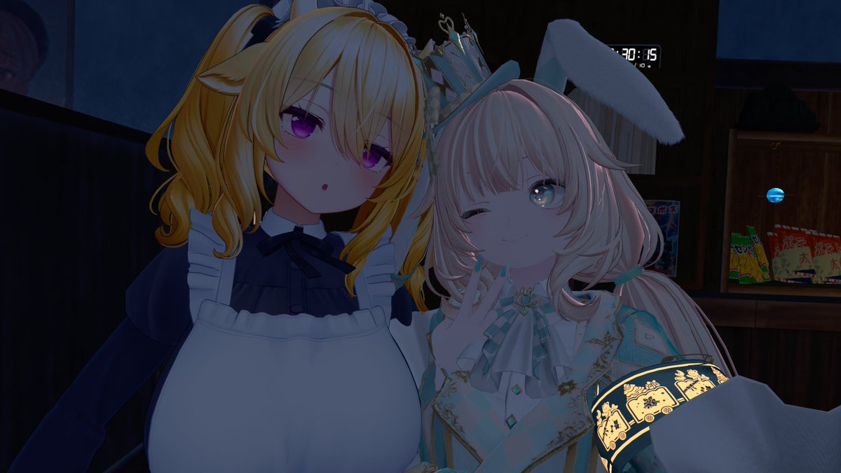 「おともだちいっぱい遊びきてくれてたのしかった!!ありがとー! おやすみぃ!」|えしりあのイラスト