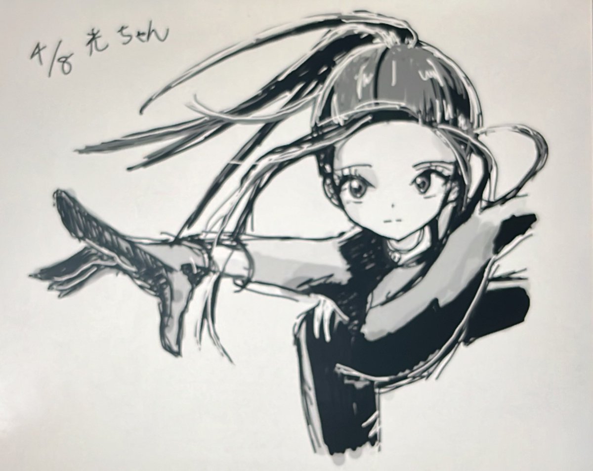 n0b_v's tweet photo. もうちょい大人顔だな
 #メダリスト
 #狼嵜光
 #模写 https://t.co/v3rQsdbGzI