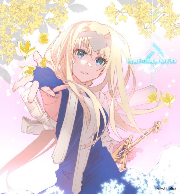 #アリス誕生祭2025お誕生日おめでとうございます!以前のをすこしお直し… 