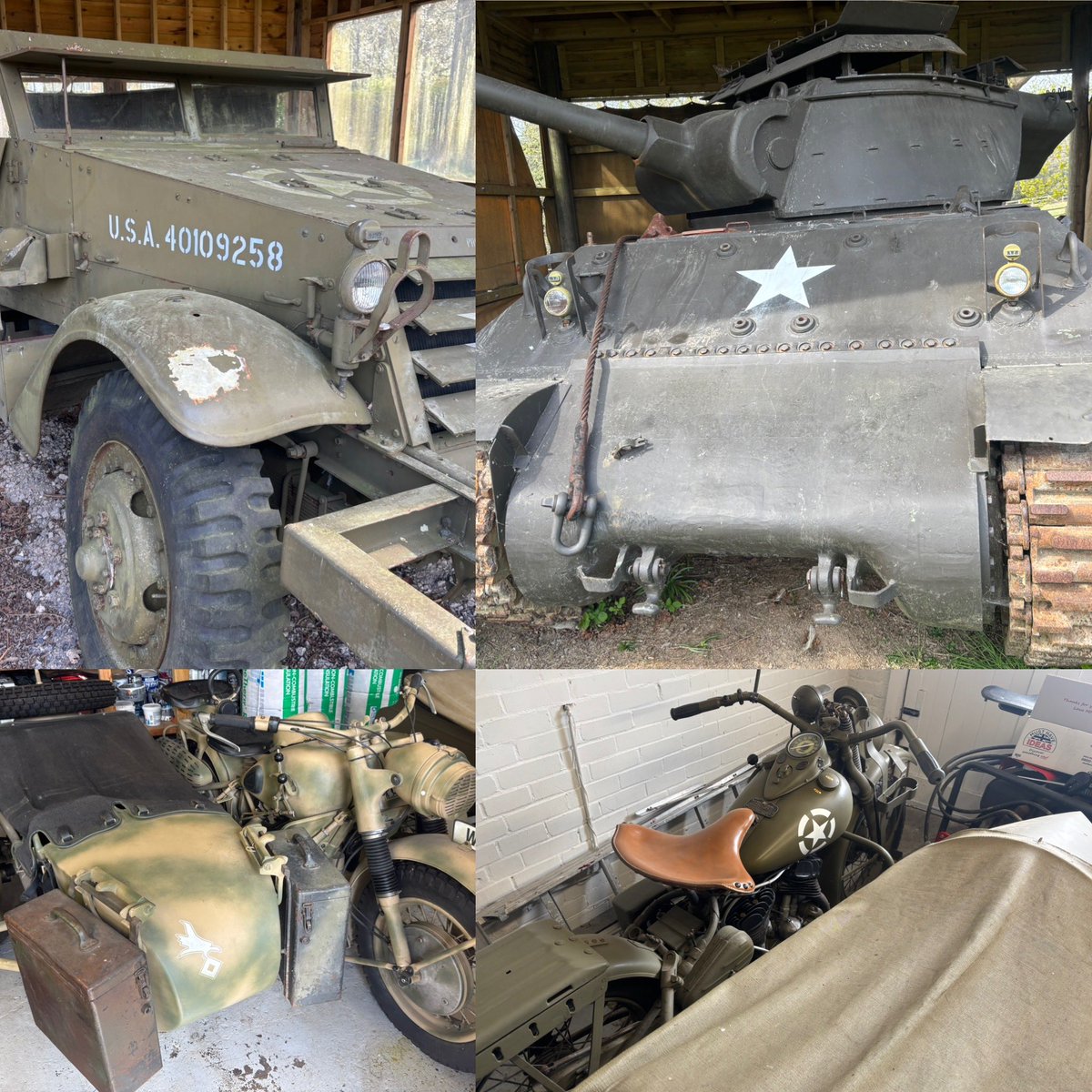 FITHproductions's tweet photo. We saw some great WW2 military vehicles today for some of our World War II films. 😊🎬
#Film #Movie #Films #Movies #military #Vehicles #Filmmaking #filmmakers #FilmX #WW2 #Tank #ActionFilm #Action #Militaria #Tanks #bikes #Halftrack #Fun #Life #Wartime #Filmwork #vehicle https://t.co/oanrz5j6we