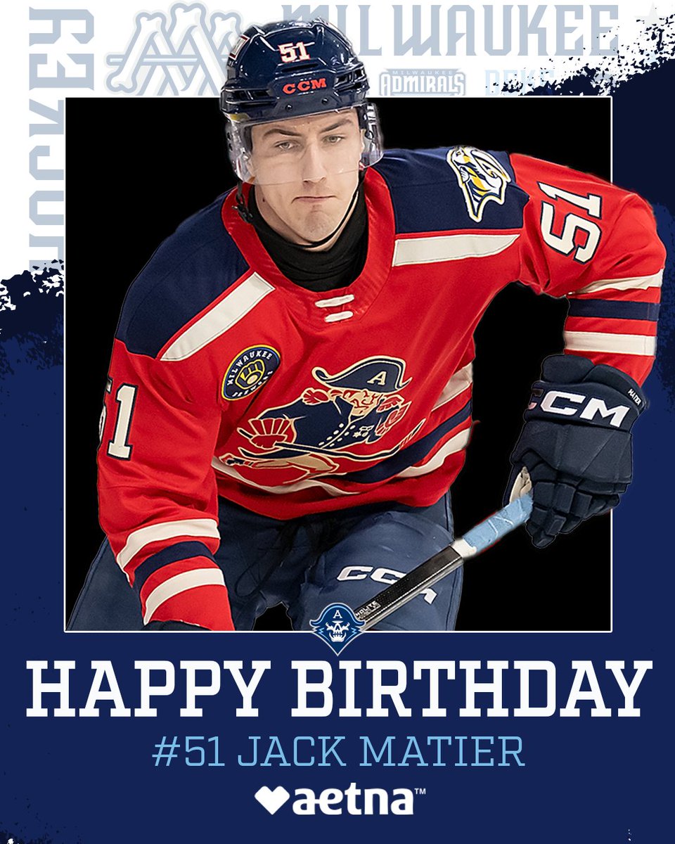 Tiersy's feelin' 22 🥳 

HBD, Jack!!

#MILhockey | @aetna