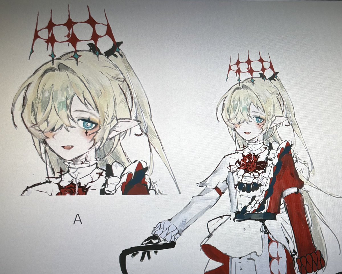 mitsuhara_3's tweet photo. サーカス団のビーストテイマーと踊り子案
 #創作  #oc https://t.co/75AeNIqJWR
