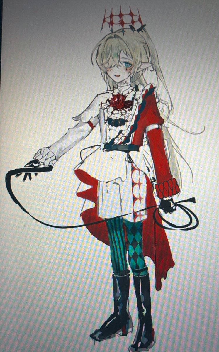 mitsuhara_3's tweet photo. サーカス団のビーストテイマーと踊り子案
 #創作  #oc https://t.co/75AeNIqJWR