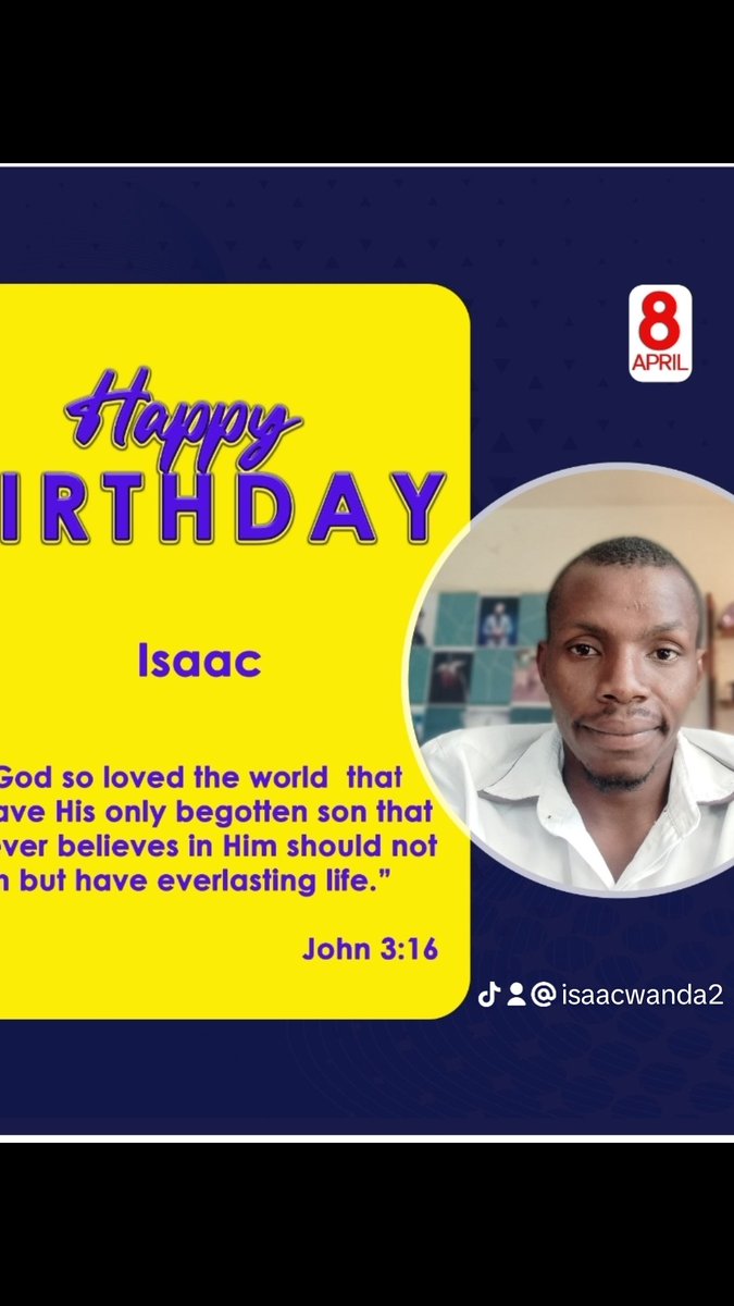 Happy birthday Isaac