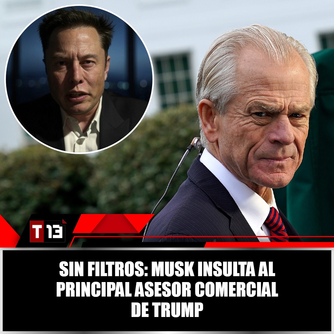 T13Noticias's tweet photo. 😱 #Musk no se guarda nada: #insulta al asesor de #Trump en público ➡ https://t.co/UxUoiL4FNL https://t.co/soaMbUx52e