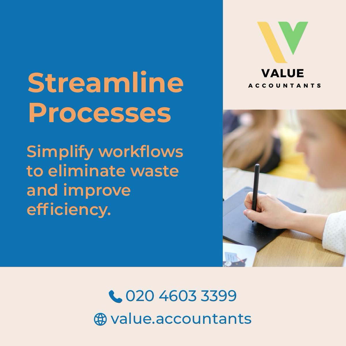 🚀 Trim the fat, boost your biz! 📊 At Value Accountants, we're all about making your SME lean &amp; mean. Ditch the redundant steps and switch to smart, cost-cutting strategies. Call us today for a slicker workflow that saves ££! #BusinessGrowth #StreamlineSuccess 📞👔