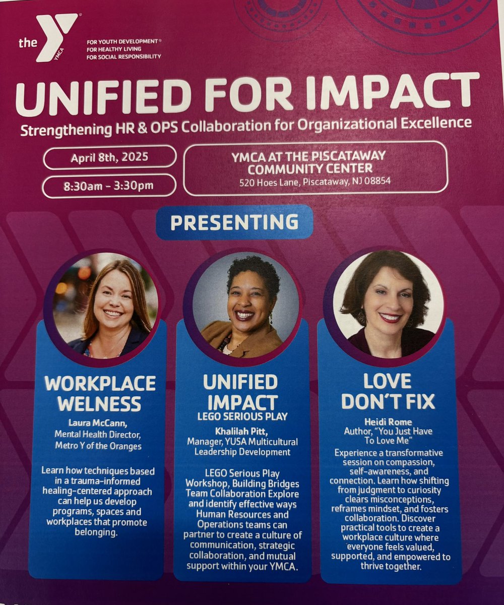 LastellaStacey's tweet image. Strengthening Collaboration is so important! π Summit today hosted by @YMCA at the Piscataway Community Center. #UnifiedImpact #WorkplaceWellness #Self-Awareness #Connections