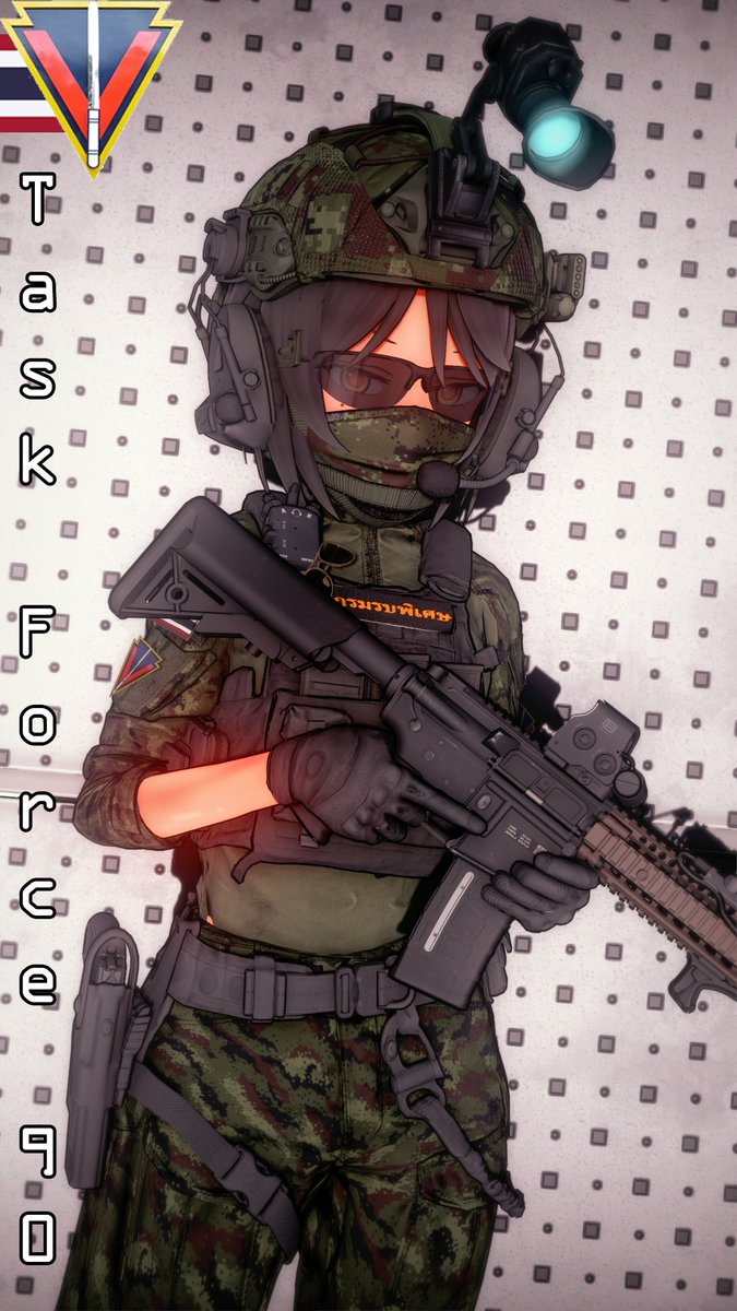 KapT0shka's tweet photo. Task Force 90 "The Demon Battalion"
[ฉ.ก.90 "กองพันปีศาจ"]
Royal Thai Army🇹🇭🇹🇭
#KoikatsuParty #コイカツ 
#Thailand #RTA #กองทัพไทย #Military 
#TaskForce90 #ฉก90 #TF90 https://t.co/OlWAg5NyoH