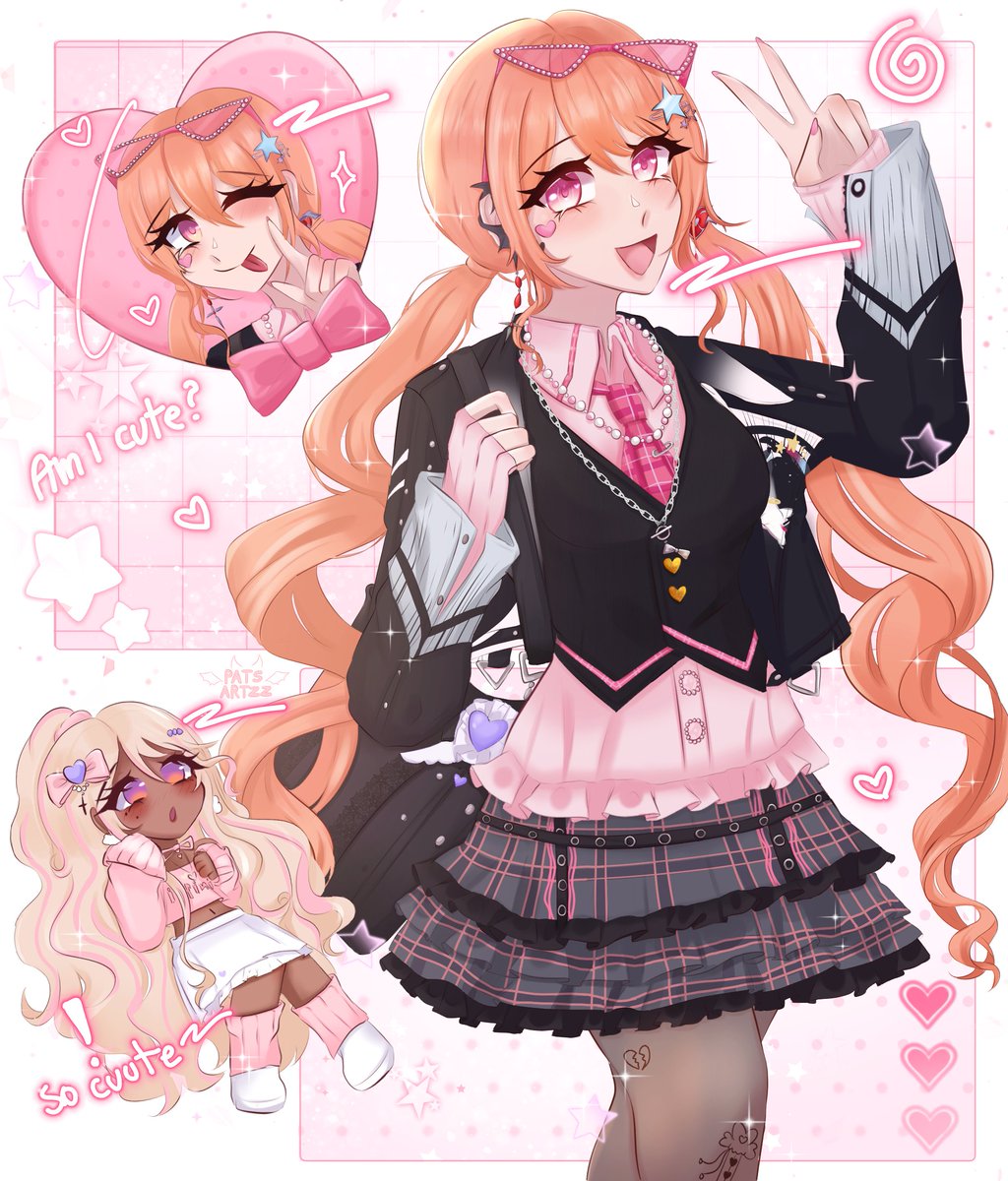 drawing my oc in #InfinityNikki fit! ⋆˚✿˖°