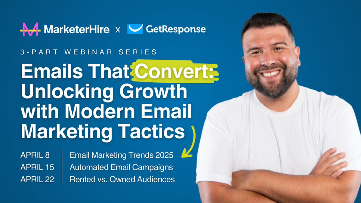 Master the art and science of modern email marketing in this exclusive webinar series featuring modern industry leaders. From strategy and copywriting to automation and optimization, each session is packed with actionable insights to help you drive engagement, conversions, and