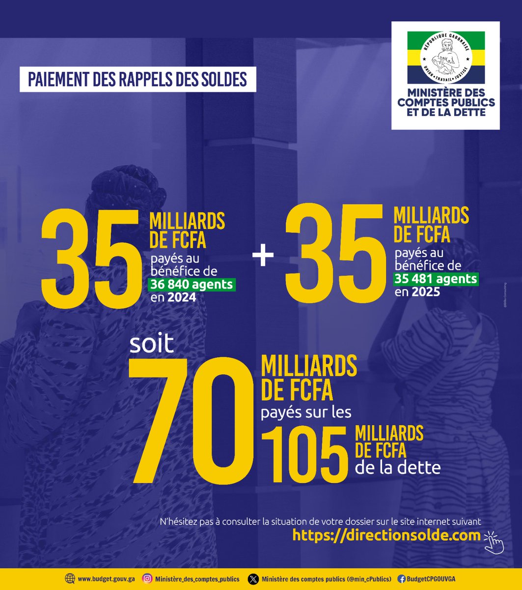 Ministère de l’Économie, des Finances, de la Dette tweet media