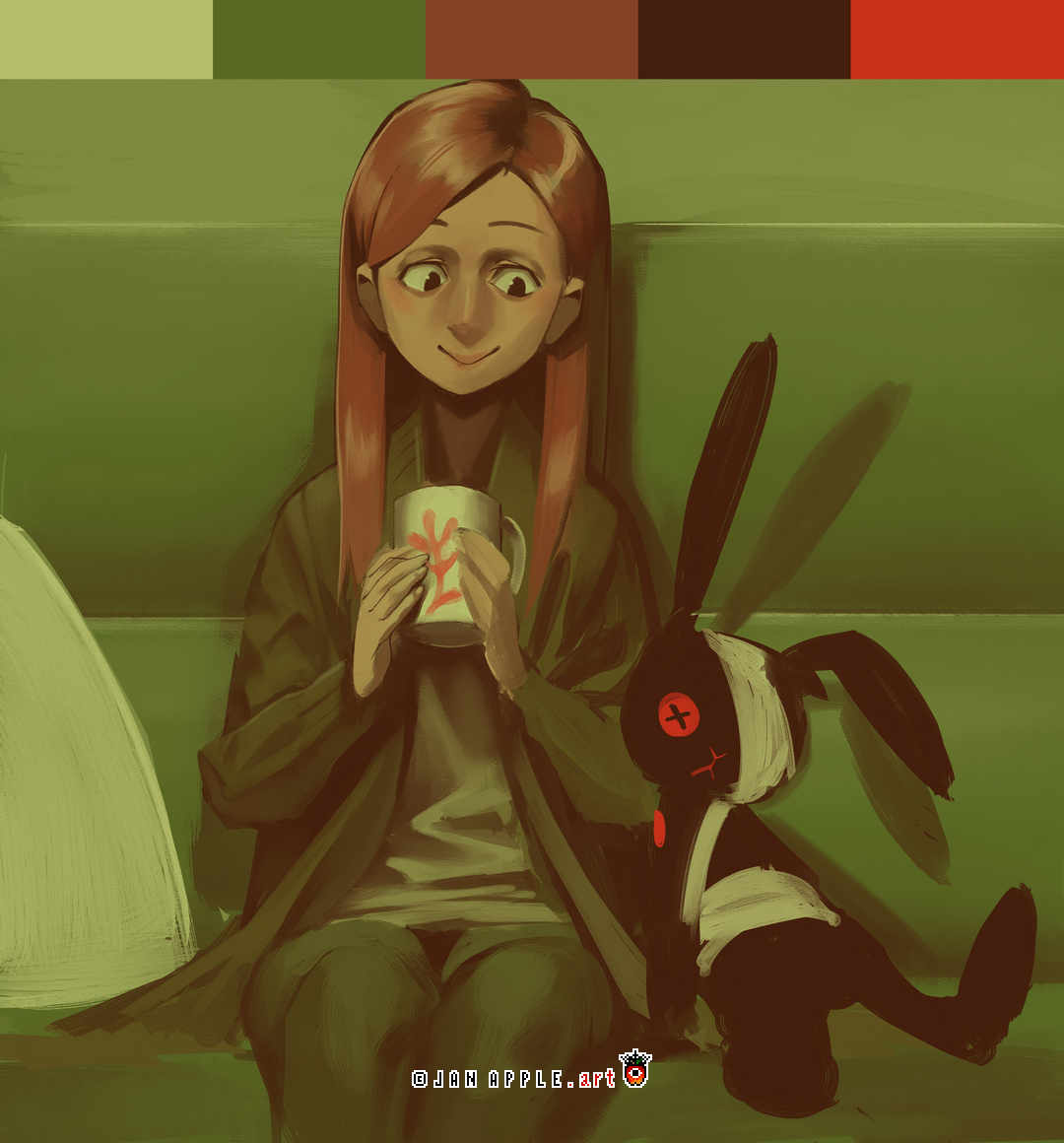 JanAppleArt's tweet photo. • In between rough and detail. I still feel like I can do better with them folds (ಠ_ಠ)
· · · · · · · · · · · · · · · · · · · · · · · · · · · · · ·
#janapplecomics #janappleart #digitalart #saiv2 #colorschemechallenge #wip
🍎Portfolio ☛ https://t.co/ea3XIbxDeb https://t.co/hbI9GHrGJJ