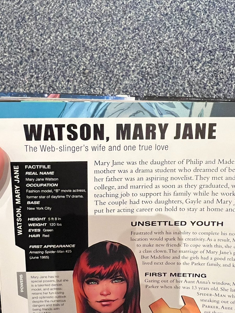 UlisesMartnezS1's tweet photo. @MarvelComicsHQ Media outside the comics understand that Mary Jane Watson is still Peter Parker's wife and his true love no matter what you and the other editors say.
#RemarryPeterMJParker 
#BringBackTheSpiderMarriage 
#BringBackMaydayParker 
#UndoOneMoreDay 
#NewEditorAndWriterForASM https://t.co/pixfPWHY6y