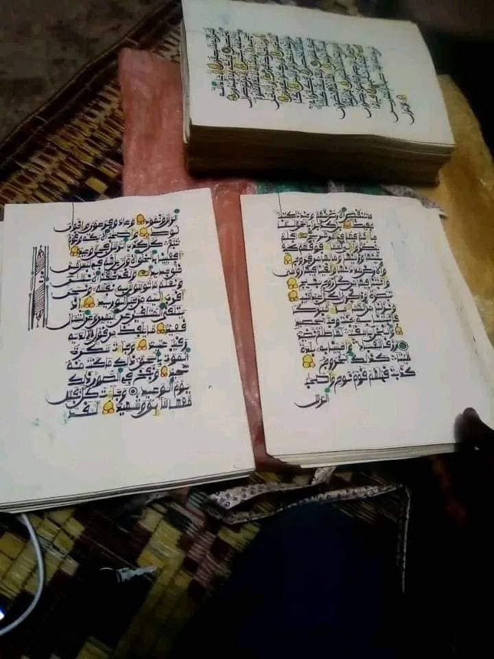 abbkar_ai's tweet image. This is Yusrah Salisu, a girl who write a complete Quran with her hand...

May Allah bless her and bless her knowledge. 🙏🏼