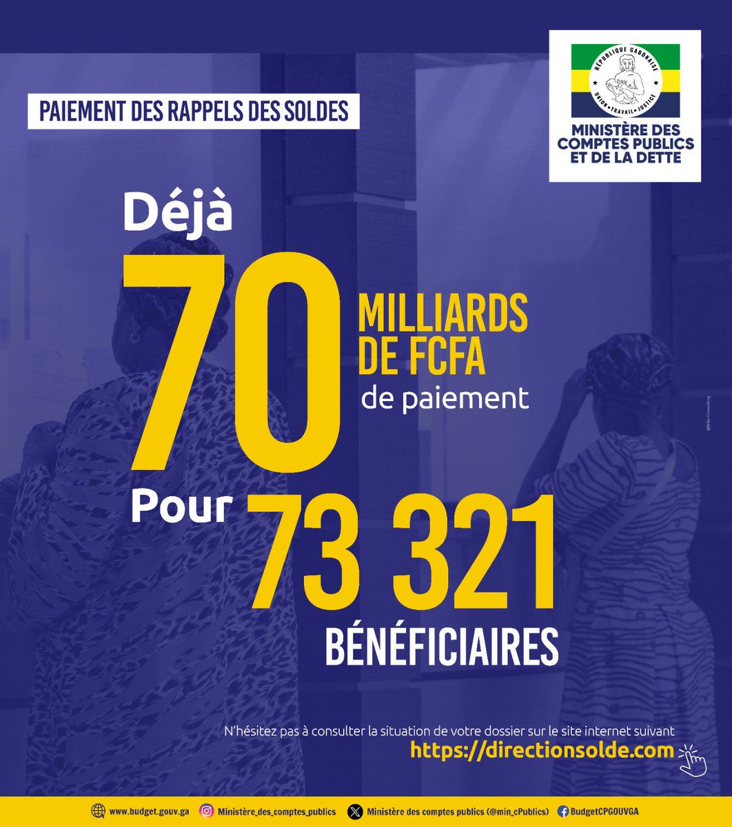 Ministère de l’Économie, des Finances, de la Dette tweet media