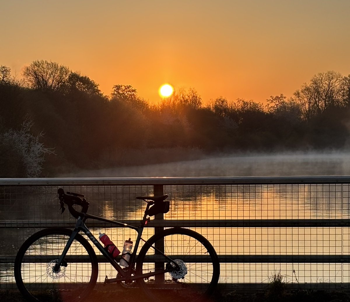 Sunrise cycle training this morning 🌅
<a href="/UK_COPS/">COPS</a> <a href="/herspirituk/">Her Spirit</a> <a href="/PolUnityTourUK/">UK Police Unity Tour</a> 
#werideforthosewhodied 💙