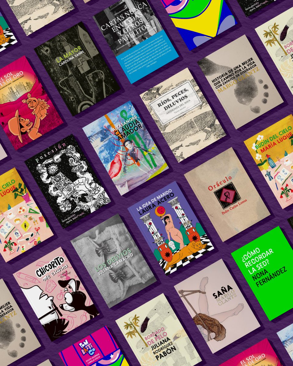 ¡Estas son nuestras novedades para #FILBo2025! 

Este año llegamos a la @filbogota con 16 novedades de Laguna, Cohete, Cardumen y Muchos Cardos.

Pronto te contaremos un poco más de cada una, pero por ahora te dejamos este abrebocas.  

¿Cuál de estos títulos te emociona más?