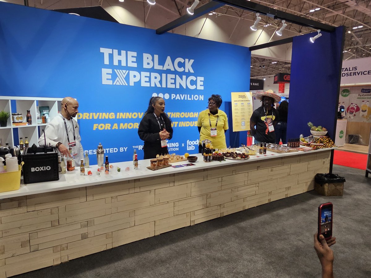 Big love to the Black Experience Pavilion at the Restaurants Canada Show—celebrating Black culinary excellence, culture &amp; innovation! Curated by The Re-Seasoning Coalition, this space uplifted Black chefs, entrepreneurs &amp; foodways. A powerful showing of Black brilliance!
