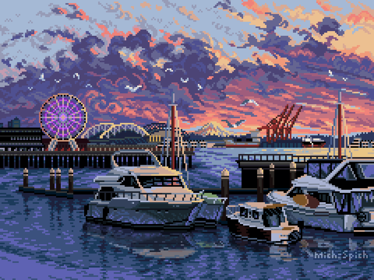 MichSpich's tweet photo. Hello #PortfolioDay my name is Michelle and I am an artist from the Pacific Northwest. I love drawing landscapes and character art with the occasional animations. 😄 https://t.co/OZTIf7Il3h