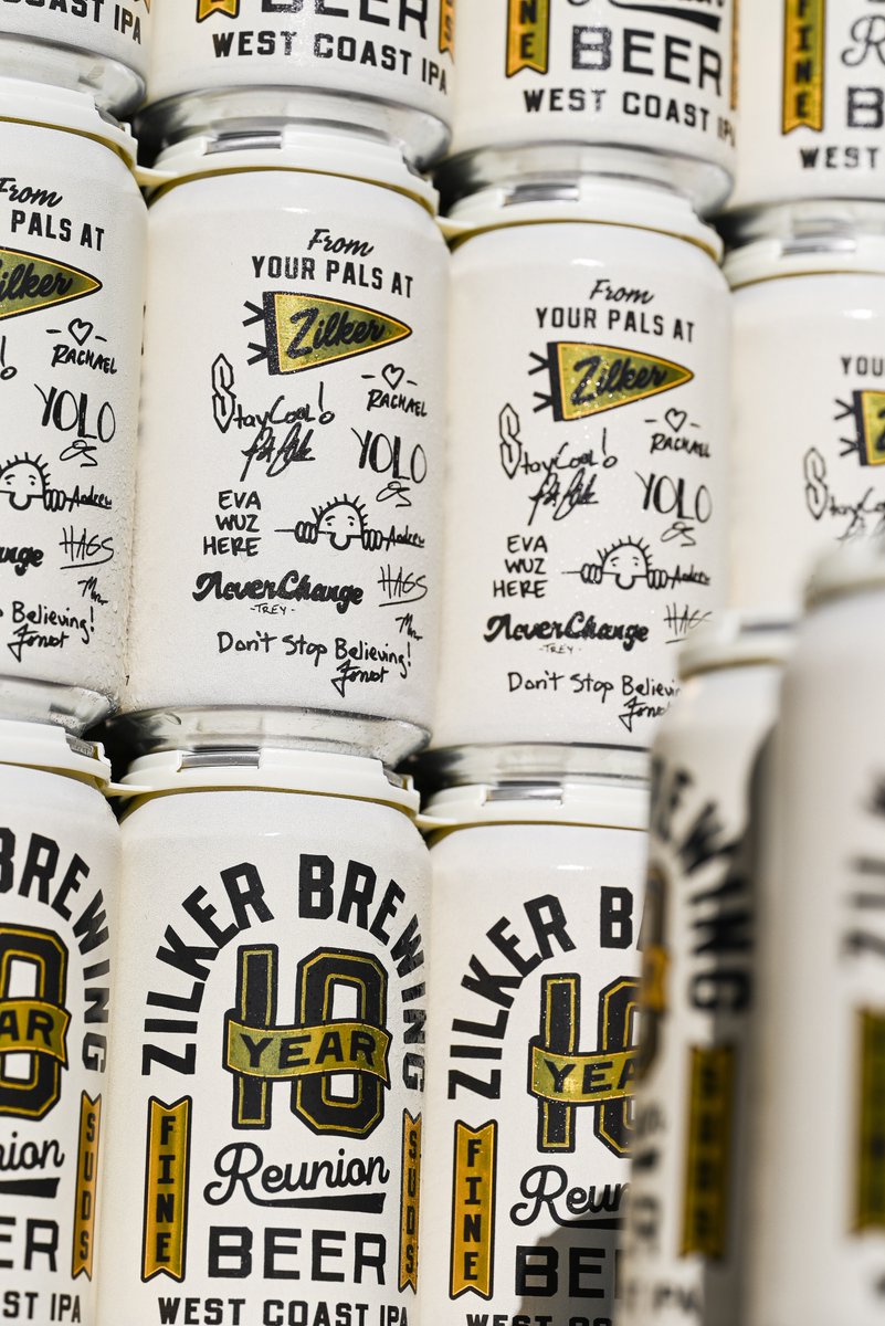A DECADE of Zilkerbeer! 10 YEAR REUNION WEST COAST IPA 7% // You can get during our 3-Day event April 10-12th (along with special merch) or around town now at these locations: instagram.com/p/DIMK1Mgu-dj/…