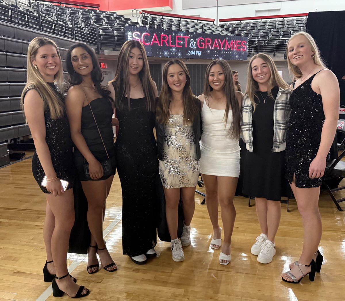 At last night’s Scarlet &amp; Graymies, the Buckeyes were awarded the Varsity O Small Team Highest GPA Award! The team has maintained a cumulative GPA of 3.626! 

#GoBucks