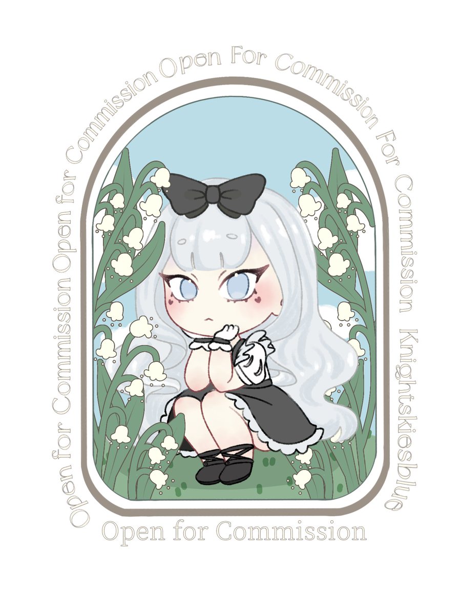 knightskiesblue's tweet photo. @rdioactvmermaid If you still looking i do chibi art you might interested for $12 https://t.co/iZpd3Va24R