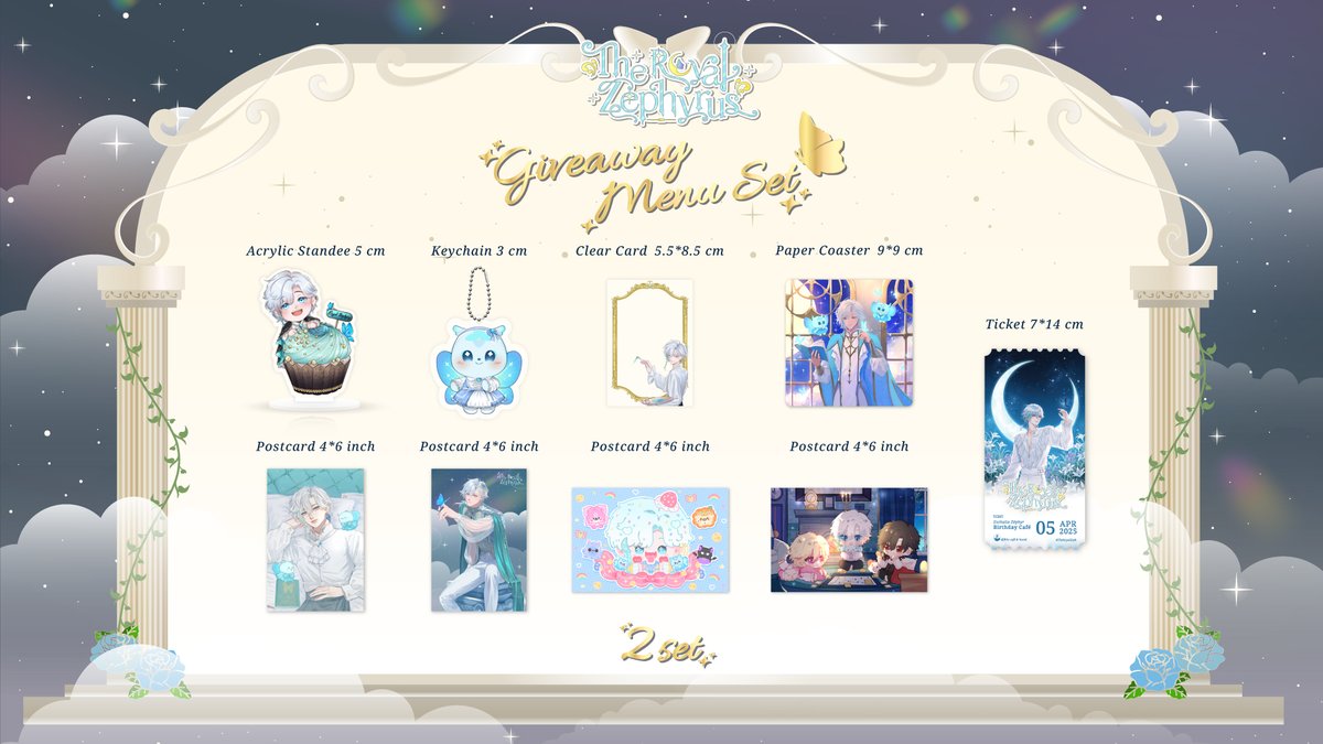 RoyalZephyrus's tweet image. ꒰  Online Event𓂃꙳⋆ ꒱
#TheRoyalZephBD2025 

ขอเชิญชวนทุกท่านร่วมกิจกรรมอวยพรวันเกิดและความรู้สึกหลังจากที่ได้มารู้จักเจ้าชาย ยูธาเลีย เซปไฟร์ หรืออย่างใดอย่างหนึ่ง เพื่อลุ้นรับของรางวัลสุดพิเศษจากพระราชวัง จำนวน 6 รางวัล

โดยทุกท่านสามารถอ่านรายละเอียดกติกาวิธีการเข้าร่วมและ…
