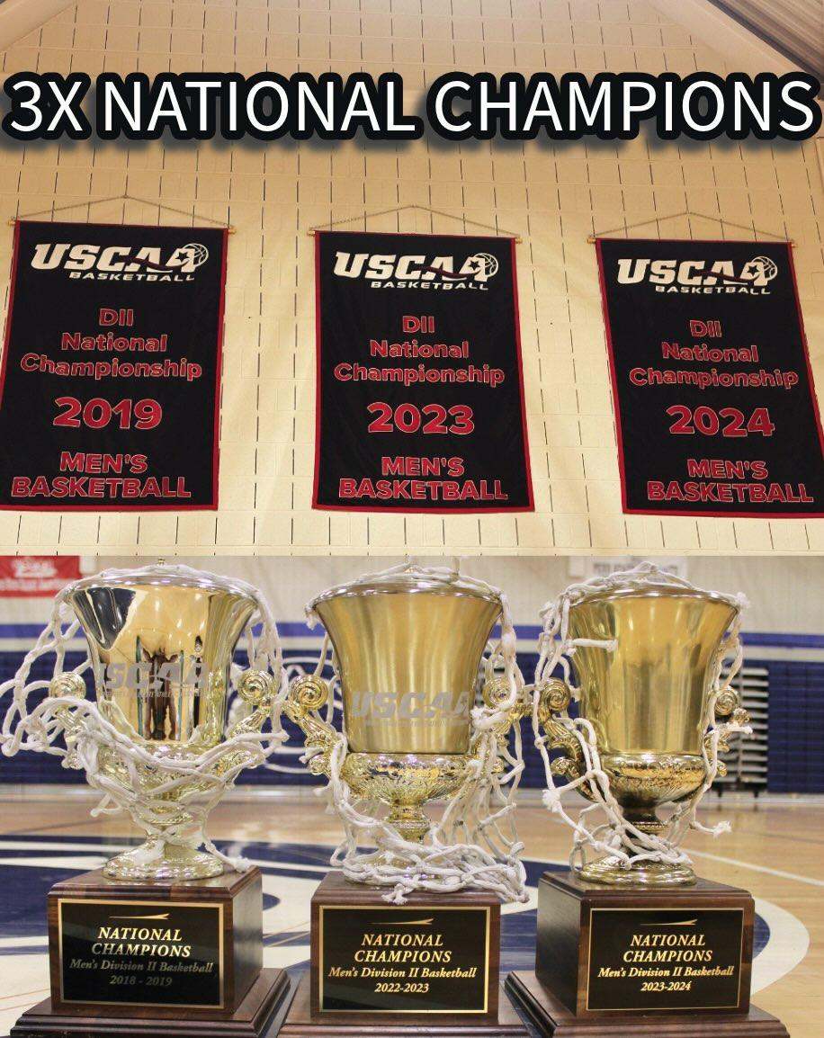 Coachhammett's tweet image. 3 National Championships In 6 Seasons, What A Run Its Been!

3 National Championships 
(2019, 2023, 2024)

135-45 Record

65-14 Home Record

11 Pros Playing Overseas 

6  National Tournament Appearances

Five 20 Win Seasons

The Best College In Small College Basketball #PSWBHOOPS