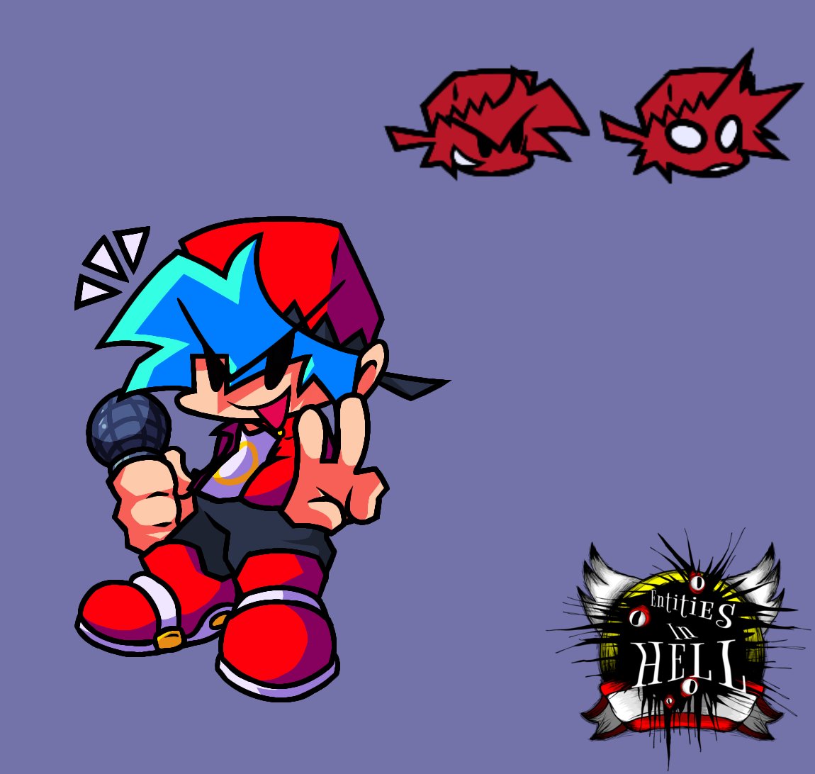 Israg09Gt's tweet image. Un vistazo al Bf de @Entitis_in_hell 
🎤🎤🎤

Diseño hecho por @Scarter_ 
Sprites e iconos hechos por mi