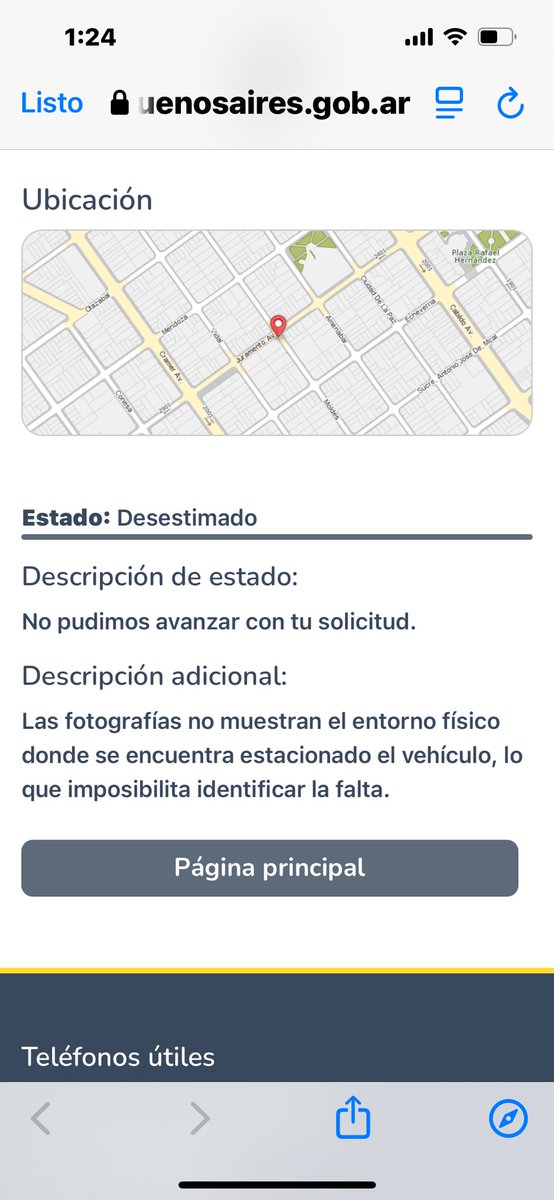 Lauraveronica75's tweet photo. Hago una denuncia de camioneta estacionada en mitad de la calle Juramento durante 10 minutos hago la denuncia y esto me contestan @batransito son unos ineptos no vale hacer las cosas bien  Hagan la multa y listo y si quieren mas fotos me piden solo dejan subir 2 https://t.co/nsUpAp2UAm