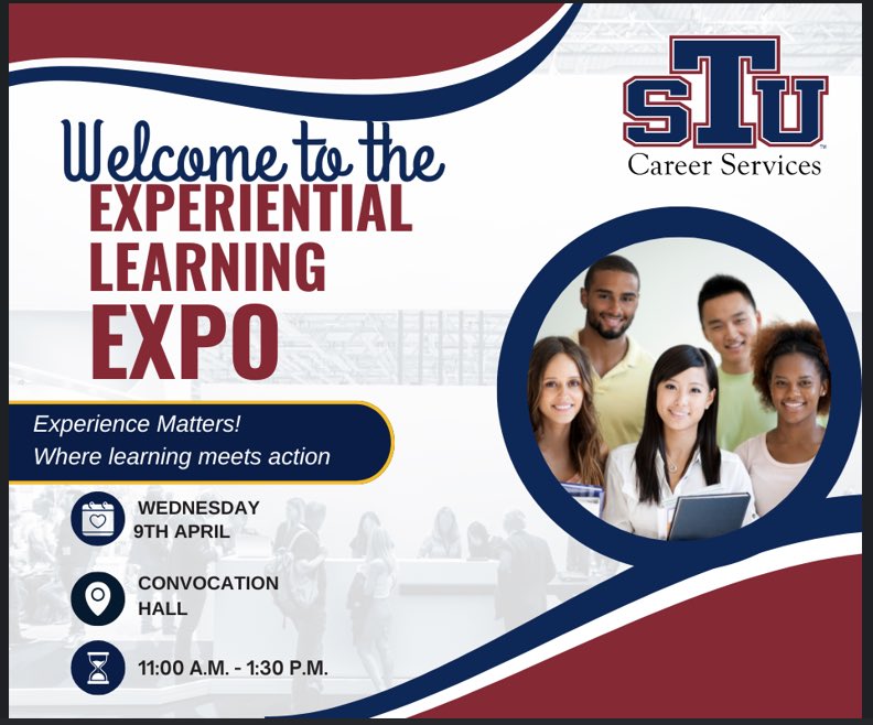 Spo-Ad students! Looking for an internship or considering studying abroad? Join us tomorrow for the Experiential Learning Expo!! Get insights, opportunities, and guidance to kickstart your global journey! 

📍 Convocation Hall
⏳11-1:30
🗓️ Wednesday April 9