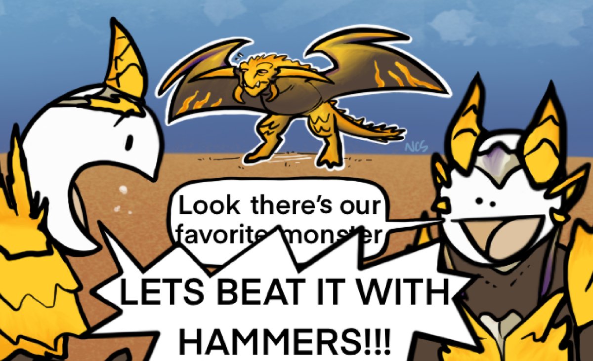 ArtistNcs's tweet image. Monster hunter fans