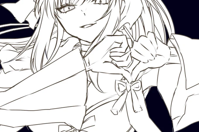 息抜きに描いてたら本当楽しい
完成させようかとか考え始めてしまう 