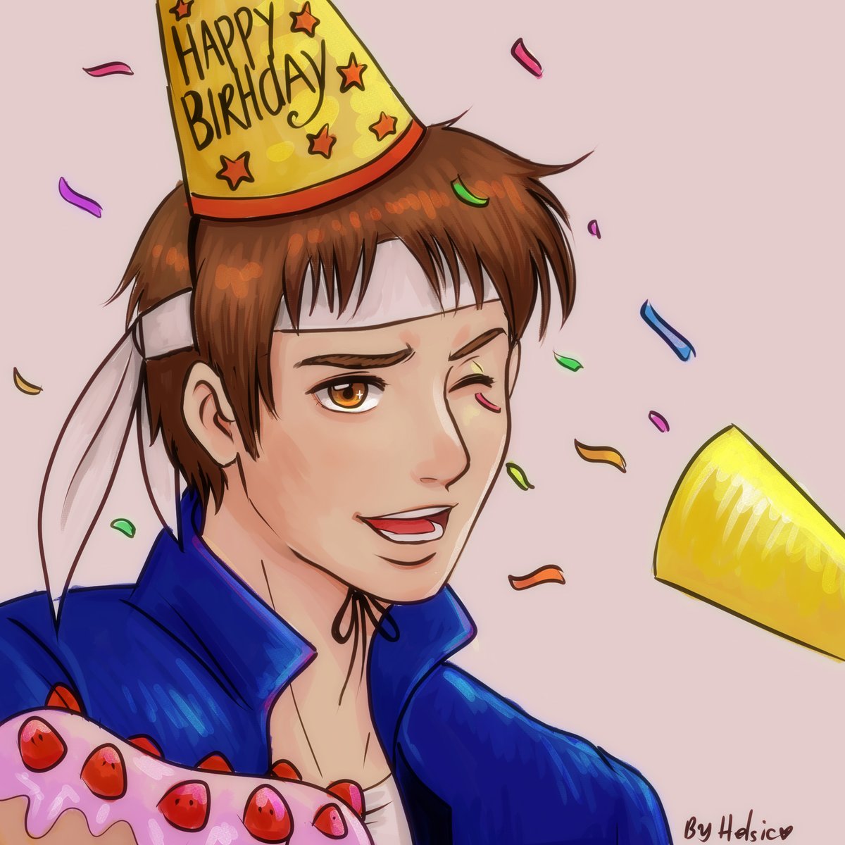 helsic's tweet image. Happy birthday to the best boy~!!!
#shingoyabuki #KOF #矢吹真吾生誕祭2025 #矢吹真吾