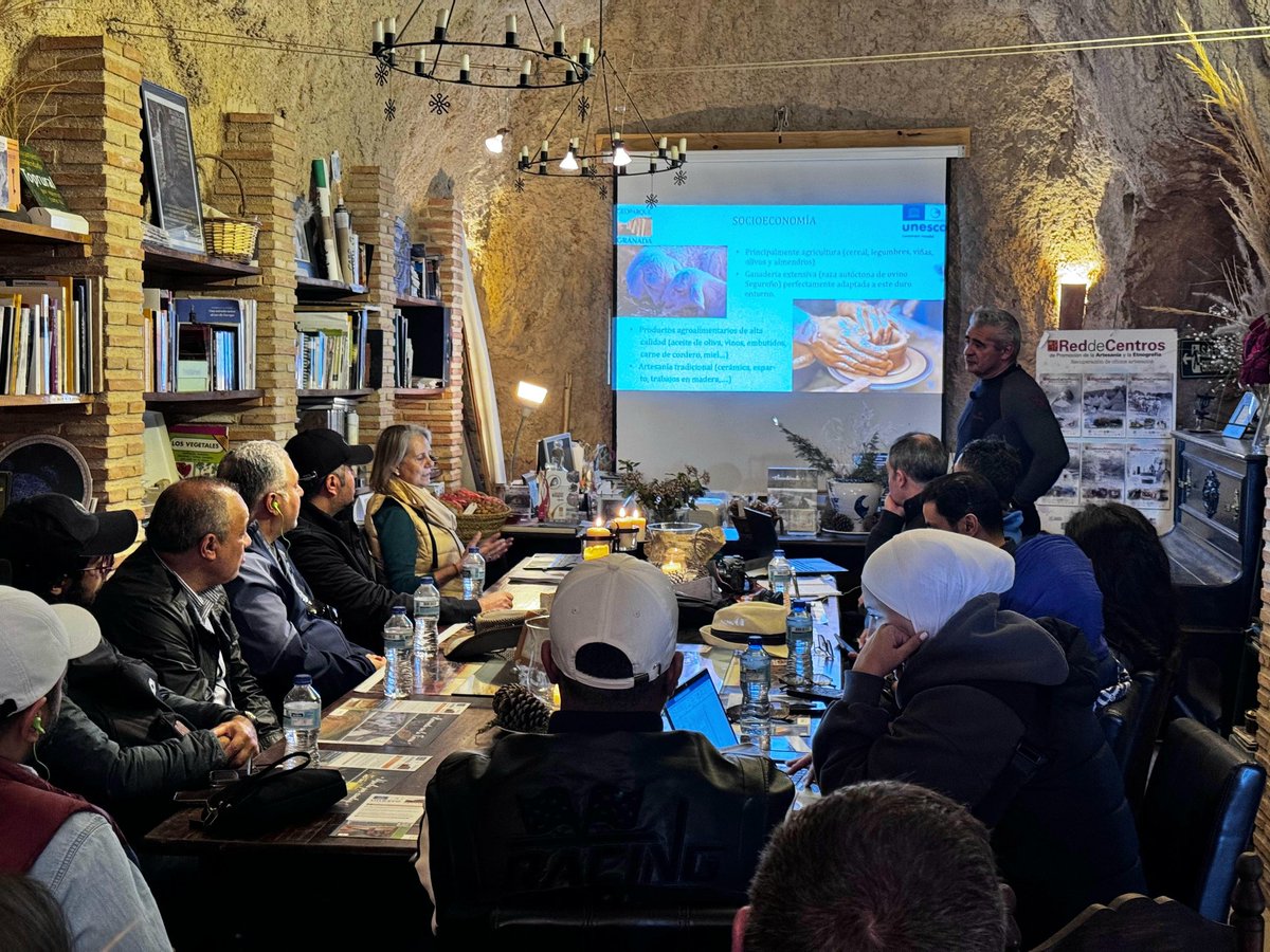 IUCNROWA's tweet photo. On Day 2, the @KARNRSA team visited #UNESCO’s #GeoparqueDeGranada—an inspiring model of #sustainabletourism. Key lessons: climate-adaptive management, inclusive #ecotourism, strong partnerships & local empowerment. #GreenList #Geoheritage #CommunityEngagement #Conservation https://t.co/aGsjwVAnTx