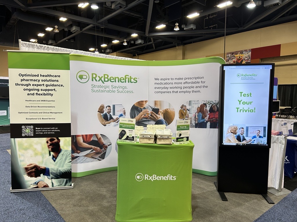 RxBenefits's tweet photo. Two industries. One week. Big conversations. 

At #DealMAX, we’re talking EBITDA and portfolio impact. At #ASHHRA25, it’s all about cost control and access for healthcare teams. Wherever we are, optimized pharmacy benefits are on the table. https://t.co/7iO8ZeifMF