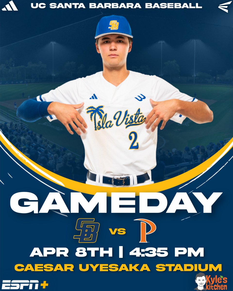 UCSB_Baseball's tweet photo. It’s Gameday in Isla Vista 🏝️

#GoChos | #SBConnect https://t.co/POHFGNMZOP