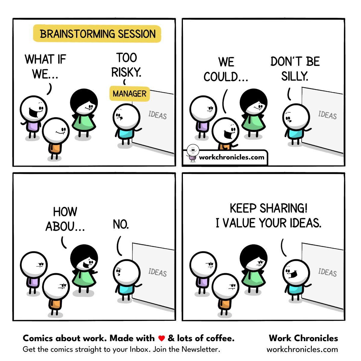 (comic) We value your ideas