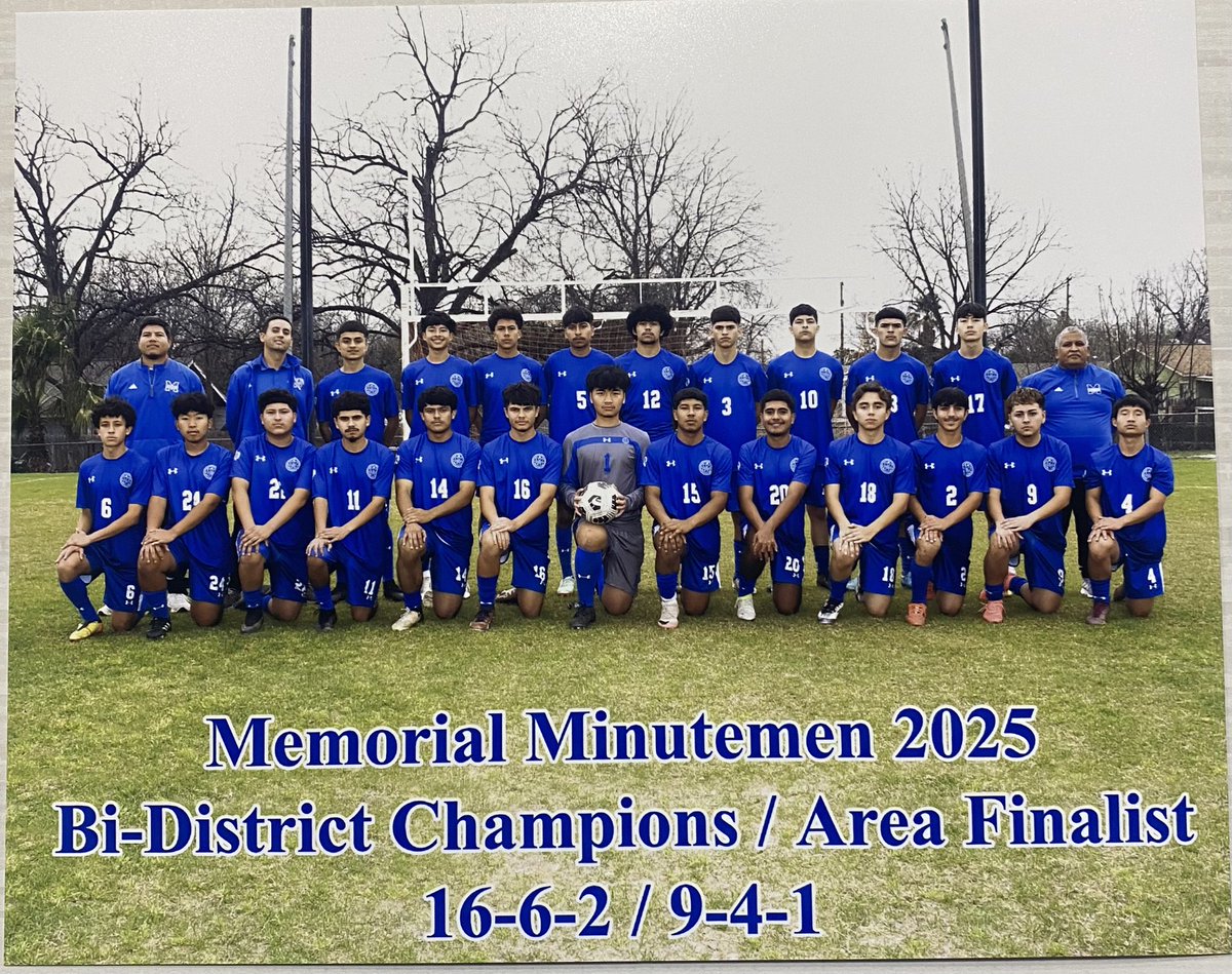 Coach_Aleman (@aleman_mhs) on Twitter photo Thank you for another great year, Minutemen!
2025 Bi-District Champions!
10 All-District Honorees
17 Academic All-District
8 Academic All-State
Winning on the field and in the classroom! More to come!
<a href="/EISDMemorialHS/">Memorial High School</a> <a href="/EISDofSA/">Edgewood ISD</a> <a href="/Edgewood_sa/">Edgewood Athletics of SA</a>
#TellYourStoryEISD Thank you for another great year, Minutemen!
2025 Bi-District Champions!
10 All-District Honorees
17 Academic All-District
8 Academic All-State
Winning on the field and in the classroom! More to come!
<a href="/EISDMemorialHS/">Memorial High School</a> <a href="/EISDofSA/">Edgewood ISD</a> <a href="/Edgewood_sa/">Edgewood Athletics of SA</a>
#TellYourStoryEISD