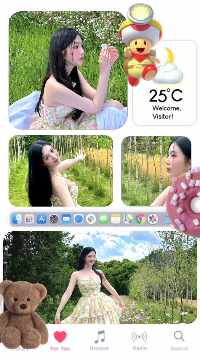 ⋆ ࣪ ୨୧ ⋅  나는 마치 지구에 사는 별들을 쫓는 듯이 꽃들 사이를 헤매었다. 모든 바람이 우주로부터의 속삭임처럼 느껴졌고, 단순히 존재하는 것만으로도 얼마나 마법 같은지 상기시켜 주었다. 코스믹과 함께라면, 나는 너무 열심히 노력할 필요가 없었고, 그저 존재하기만 하면 되었어.   ֺ۪ ⭒🩰.