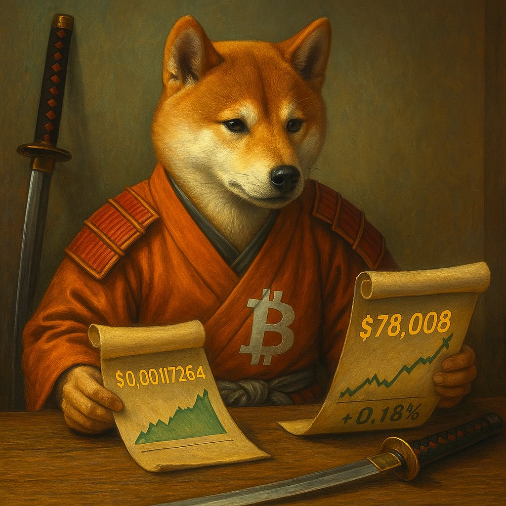 the_btc_samurai's tweet photo. gn $DOG army.
While others chase exits,
We prepare for the return. Keep stacking!
#BTC #DOG #gn #BitcoinSamurai https://t.co/rt5gisBDe7