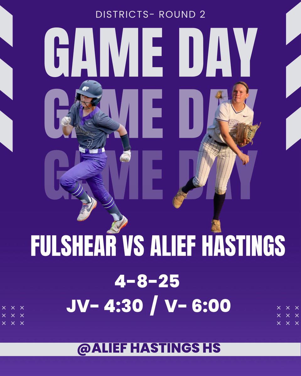 It’s GAME DAY! 💜🥎🖤