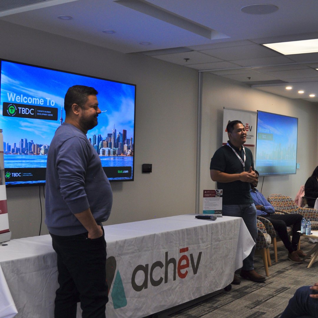 ExpSkillTrades's tweet photo. We had a great time connecting with newcomer entrepreneurs at the Achēv Networking Event! ⚡️

We enjoyed connecting with newcomer entrepreneurs at the Achēv Networking Event!  support business-minded individuals looking to start their own ventures in high-demand industries. 🚛🏗️ https://t.co/TgpjLjsLQ3