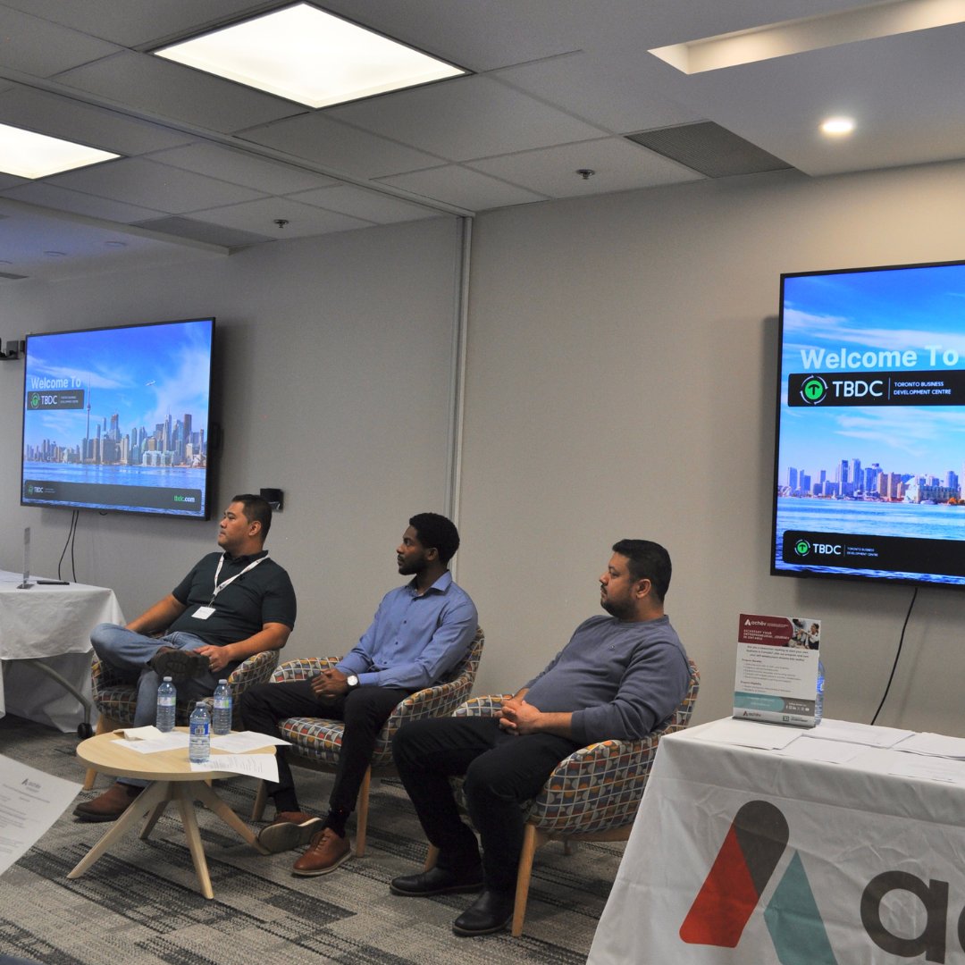 We had a great time connecting with newcomer entrepreneurs at the Achēv Networking Event! ⚡️

We enjoyed connecting with newcomer entrepreneurs at the Achēv Networking Event!  support business-minded individuals looking to start their own ventures in high-demand industries. 🚛🏗️