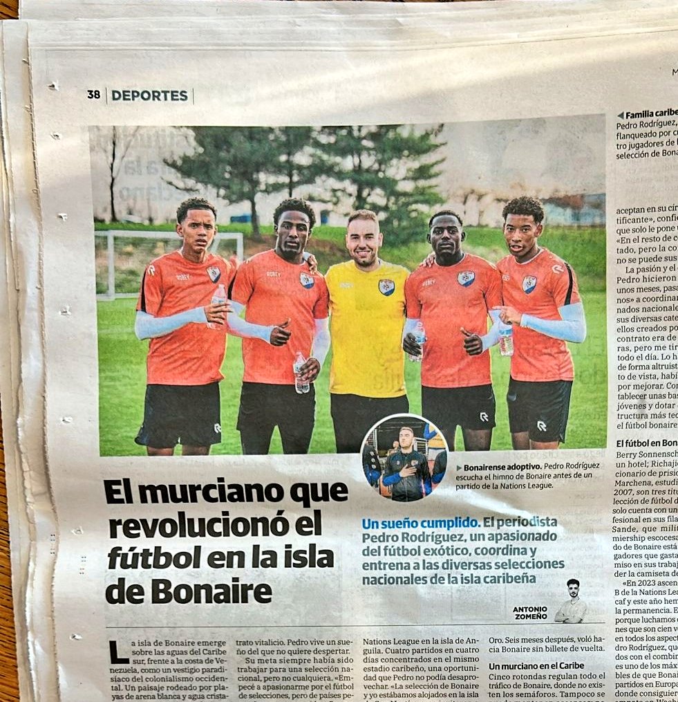 📰🗞️ Un placer hablar con <a href="/laverdad_es/">laverdad_es</a> sobre mi experiencia en la Selección de Bonaire🇧🇶

Muchas gracias por el tiempo y trato recibido <a href="/azomeno97/">Antonio Zomeño</a> <a href="/Feernandisko/">Fernando Perals</a> <a href="/fjmoya/">Francisco J. Moya</a>