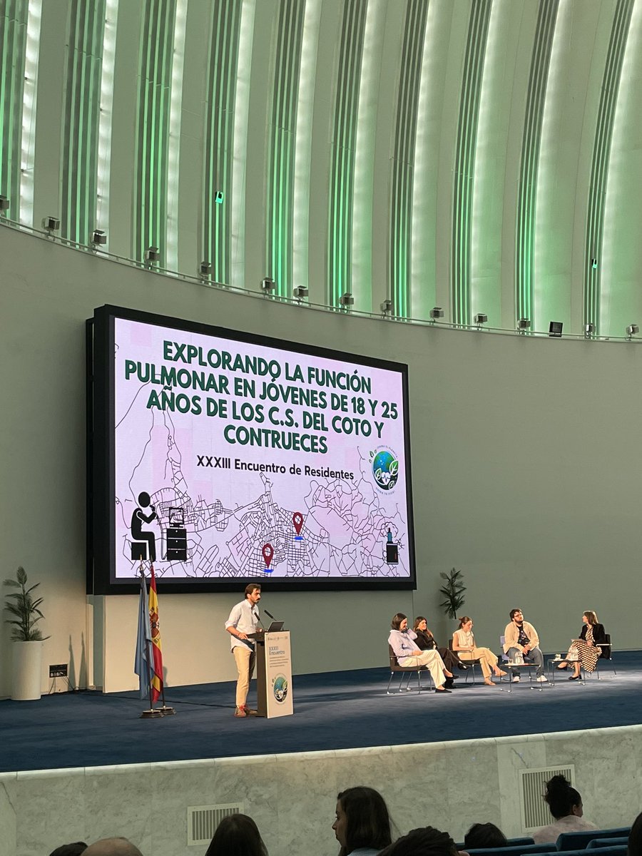 CS_ElCoto's tweet image. Los R4 del C.S El Coto y Contrueces presentan su trabajo de investigación sobre la función pulmonar en jóvenes de ambos centros, incidiendo en la educación sobre los hábitos tóxicos y presentándonos la oscilometría. 🫁🚭🌬️
#EncuentroFyCAsturias