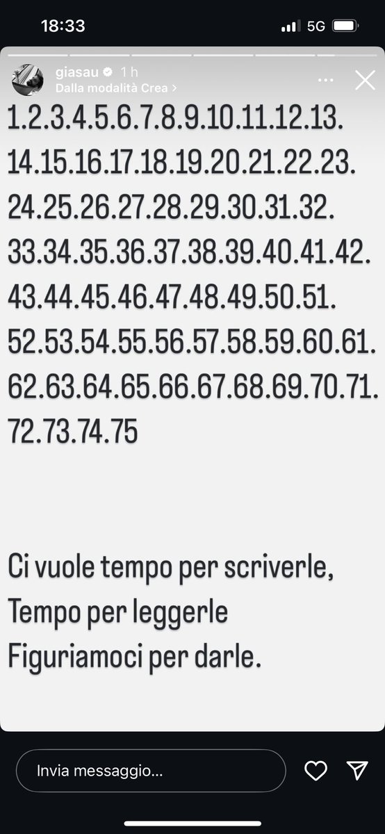 Glo__i's tweet photo. Ci vuole tempo per scriverle.
Tempo per leggerle
Figuriamoci per darle

Poche parole che dicono tutto.
#Turetta #GiuliaCecchettin https://t.co/MUwaju4mMk